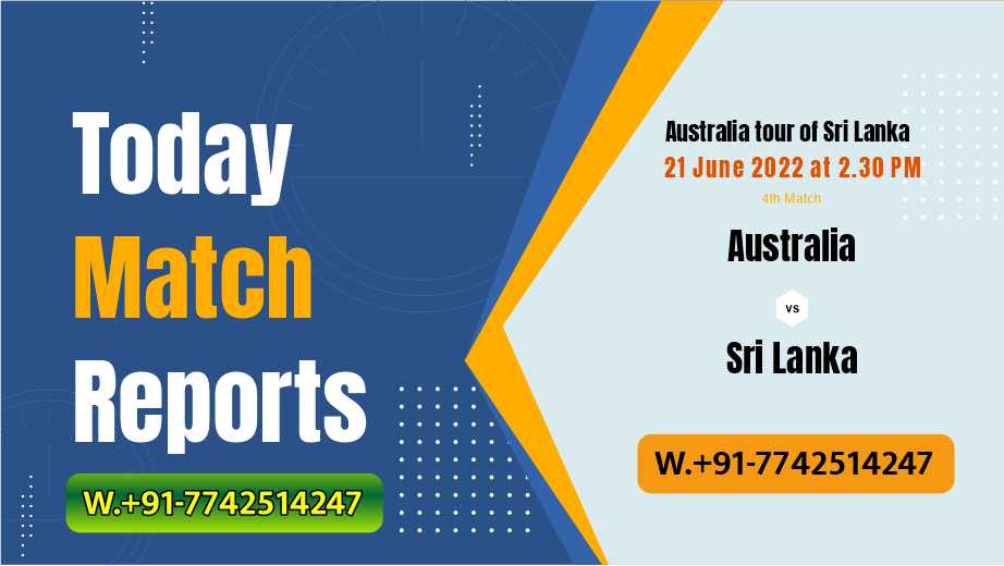 AUS vs SL 4th ODI Today Match Prediction Raja Babu