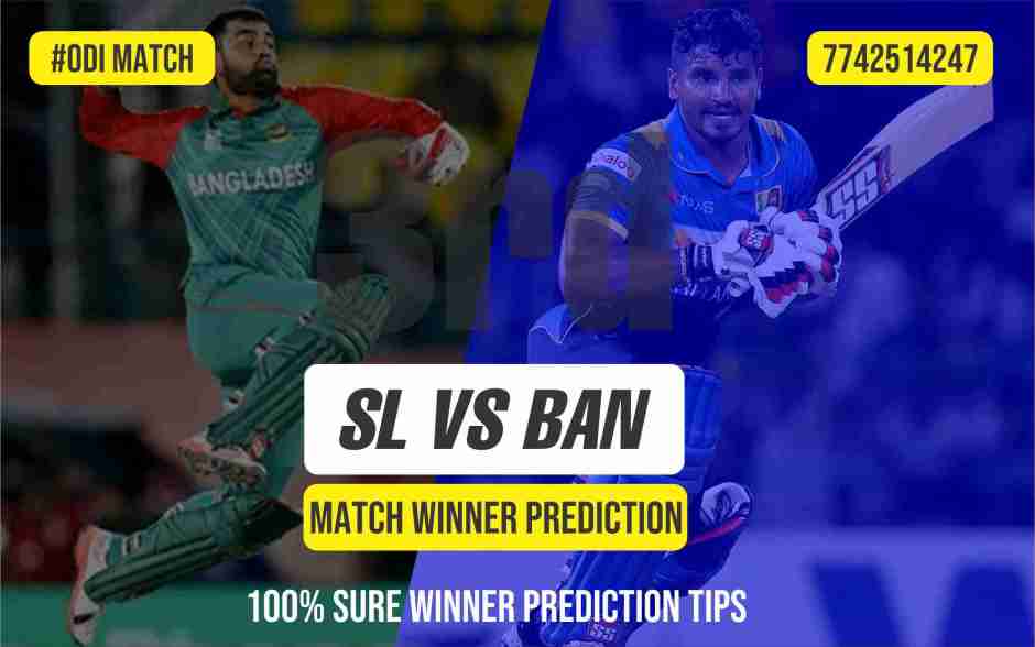 Today Match Prediction Sri Lanka vs Bangladesh 3rd ODI Match Who Will Win live rate? SL vs Ban cirket betting tips cricline prediction