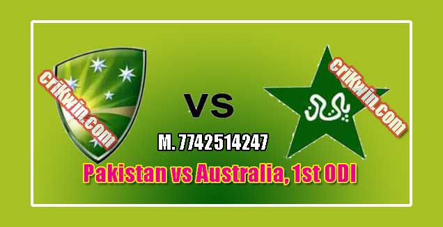 Australia vs Pakistan 1st ODI Today Match Prediction Who win