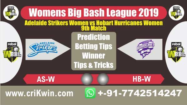 WBBL 2019 100% Sure Today Match Prediction winning chance of HBW vs ASW 9th Cricket True Astrology Winner Toss Tips Who will win today