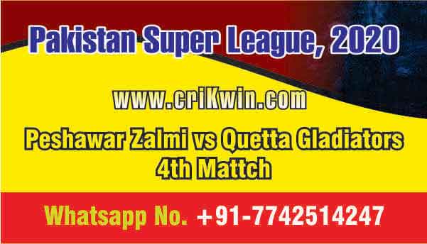 Today Match Prediction QUE vs PES PSL 4th T20 100% Sure Win Tips