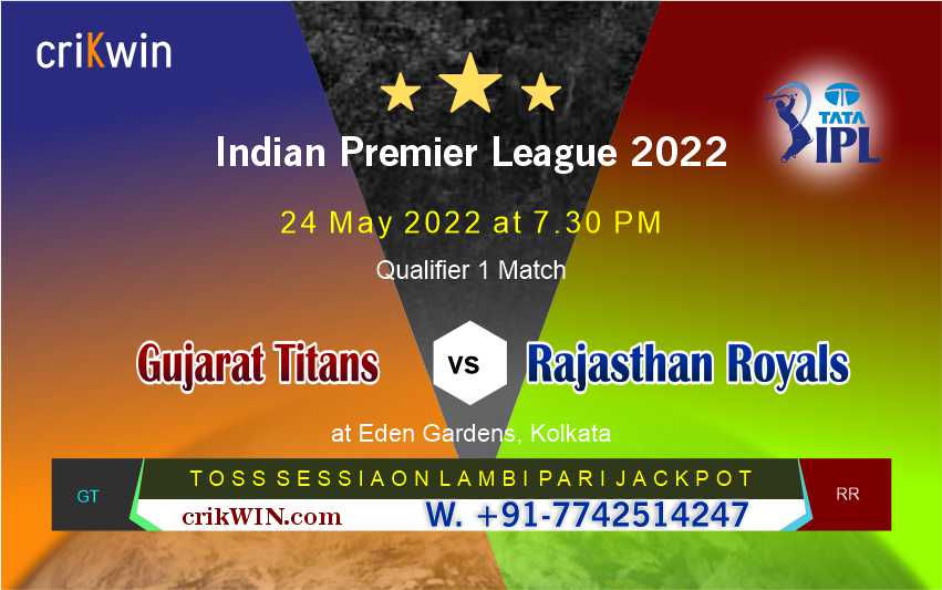 GT vs RR IPL T20 Qualifier 1 Match Prediction Cricket Betting Tips Free
