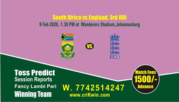 ODI Prediction SA vs Eng 3rd ODI Today Match Prediction 100% Sure Win