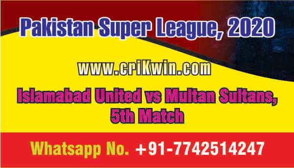 Today Match Prediction ISL vs MUL PSL 5th T20 100% Sure Win Tips