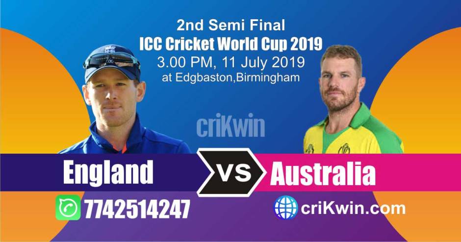 Aus vs Eng 2nd Semi Final Match World Cup 2019 Winner Astrology Predict