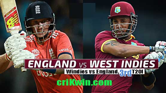 Windies vs England 3rd T20 2019 Today Match Prediction - How to Win
