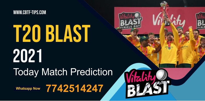 WOR vs NOT Dream11 Team Prediction, Fantasy Cricket Tips & Playing 11 Updates for Today's English T20 Blast 2021 - Jun 09, 10.00 PM