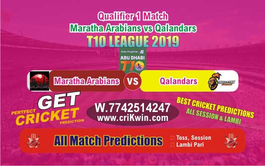 T10 League 2019 Today Match Prediction QAL vs MAR Qualifier Match Who Will Win