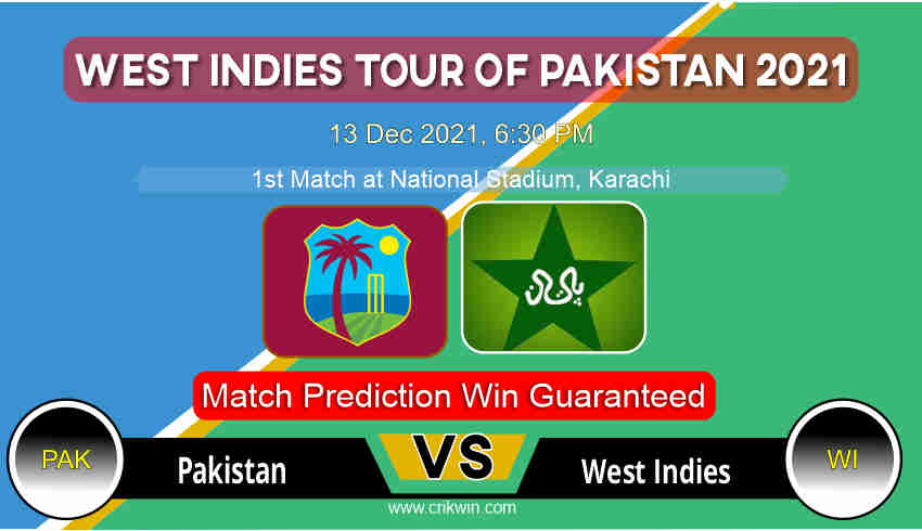 Pakistan vs West Indies T20 1st Today Match Prediction with latest all updates from West Indies tour of Pakistan 2021 13 Dec 2021, 6:30