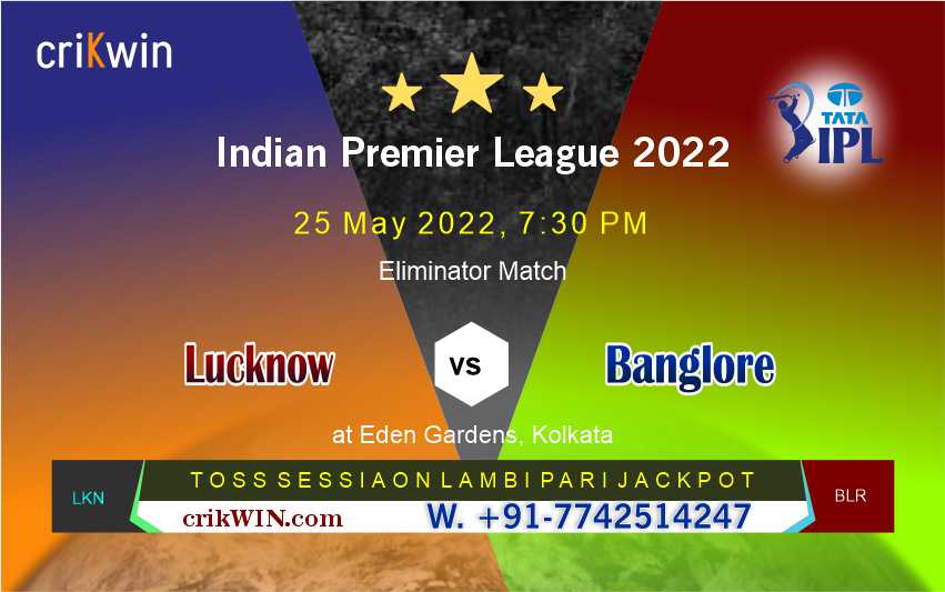 LKN vs BLR IPL T20 Eliminator Match Prediction Raja Babu Tips Free