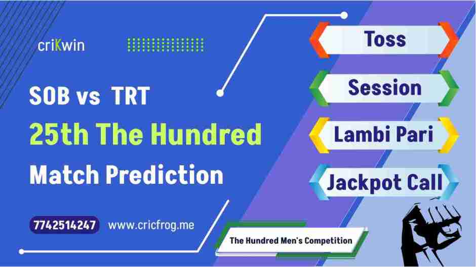 Southern Brave (SOB) vs Trent Rockets (TRT) 25th 100 Balls cricket match prediction 100% Sure Free Latest Accurate Updates The Hundred Men's Competition Astrology - Crikwin