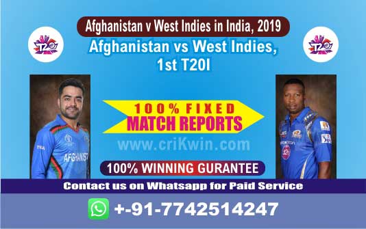 1st T20 Today Match Prediction WI vs AFGH Match Who Will Win Sure