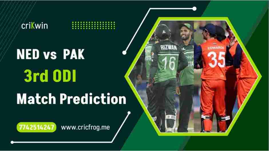 Netherlands (NED) vs Pakistan (PAK) 3rd ODI cricket match prediction 100% Sure Free Latest Accurate Updates Pakistan tour of Netherlands Astrology - Crikwin