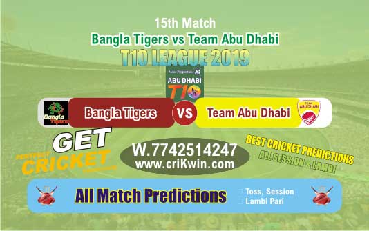 T10 League 2019 Today Match Prediction TAB vs BAT 15th Who Will Win
