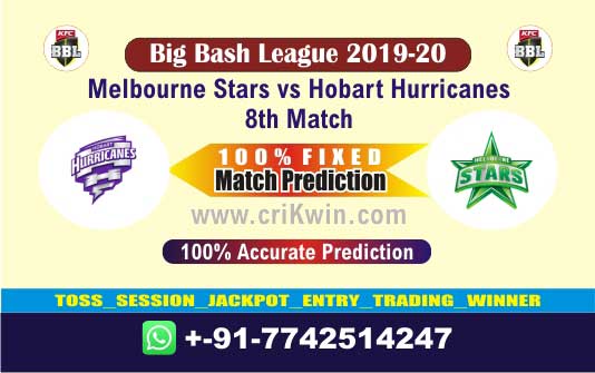 BBL T20 2019-20 Today Match Prediction HOB vs MLS 8th 100 Sure Win