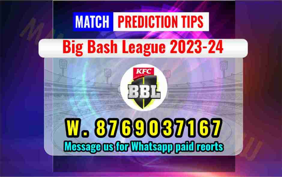 Hobart Hurricanes vs Melbourne Renegades BBL T20 13 Match Prediction