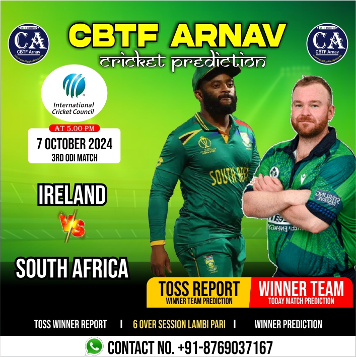 South Africa vs Ireland 3rd ODI match prediction, Today’s winner analysis