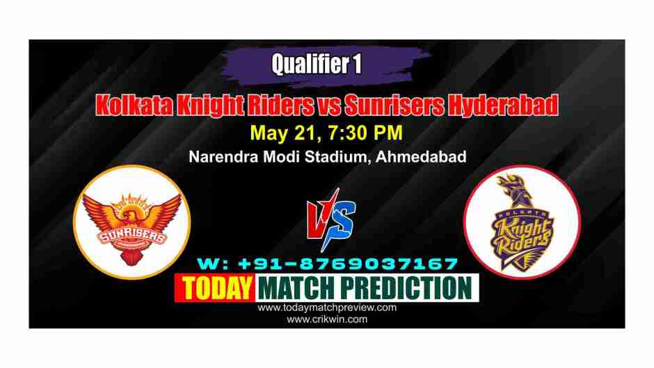 Sunrisers Hyderabad vs Kolkata Knight Riders IPL Qualifier Match