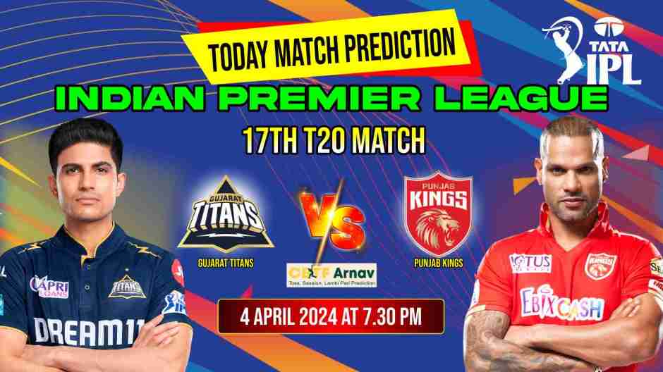 Gujarat Titans vs Punjab Kings IPLT20 Match Prediction