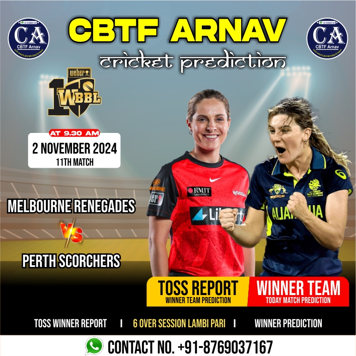 Perth Scorchers vs Melbourne Renegades WBBL 11th Match Prediction