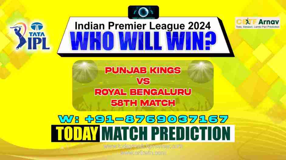 KKR vs GT IPL Match No. 63 Today Match Prediction