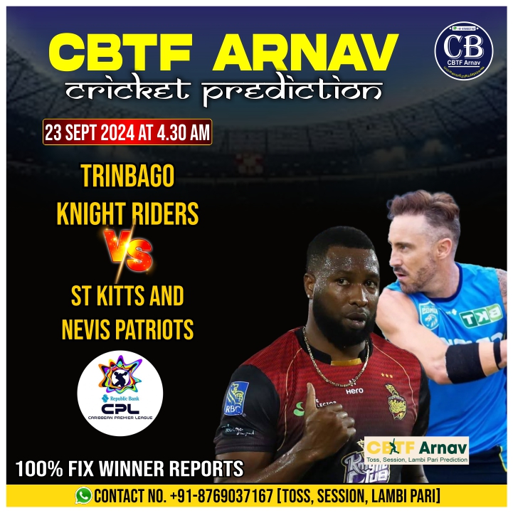 St Kitts and Nevis Patriots vs Trinbago Knight Riders CPL T20 Match