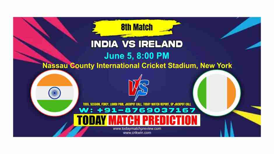 Ire vs Ind T20 World Cup Match Prediction