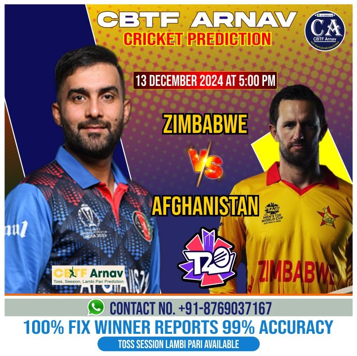 Afghanistan vs Zimbabwe 2nd T20 match prediction and toss updates