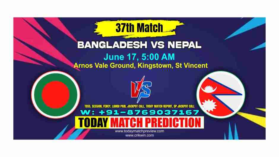 Nepal vs Bangladesh T20 World Cup Match Prediction
