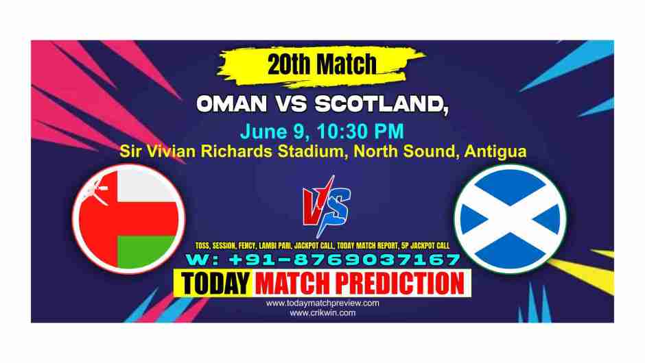 SCO vs OMN T20 World Cup 20 Match Today Match Prediction