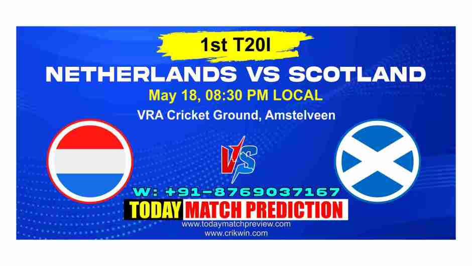 SCO vs NED Match No. 1st Prediction 2024