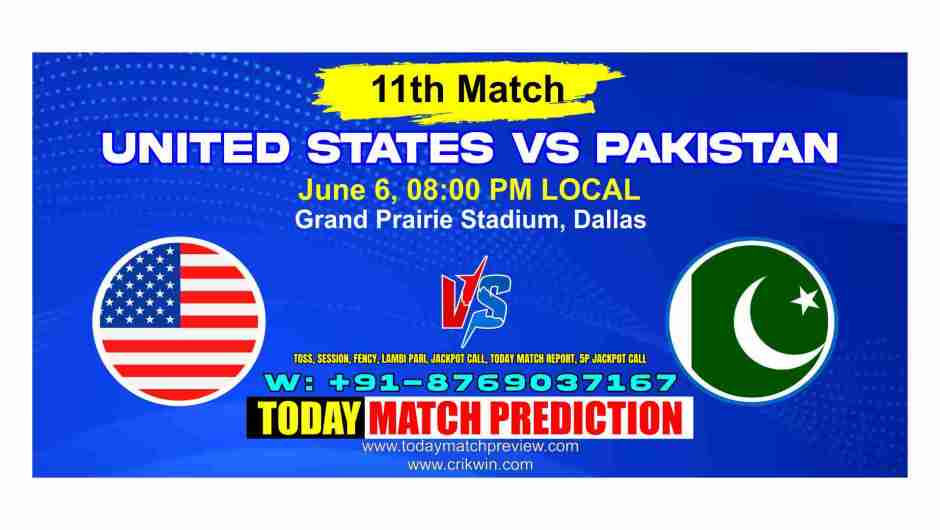 PAK vs USA T20 World Cup Match Prediction