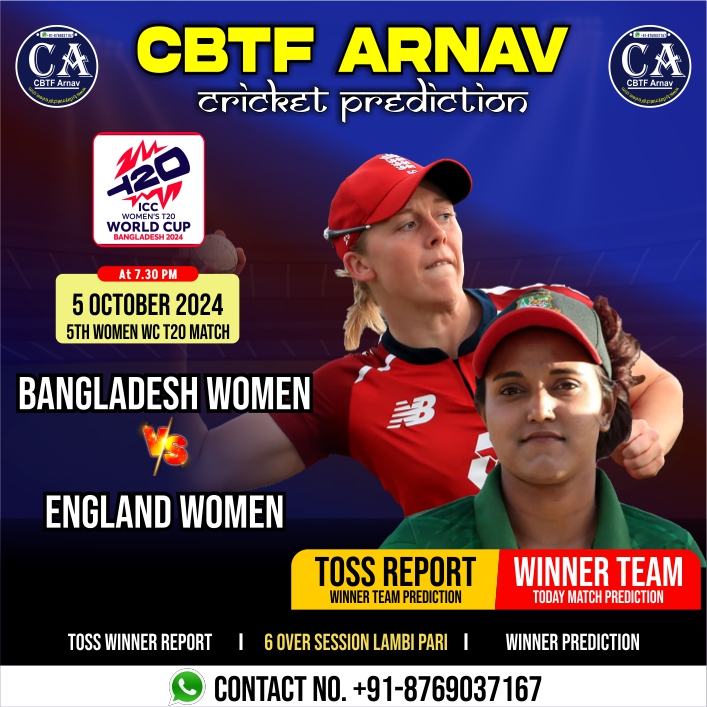 England Women vs Bangladesh Women in the 5th Women WC T20 Match
