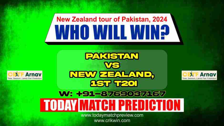 match prediction for Pakistan vs New Zealand T20 1st match