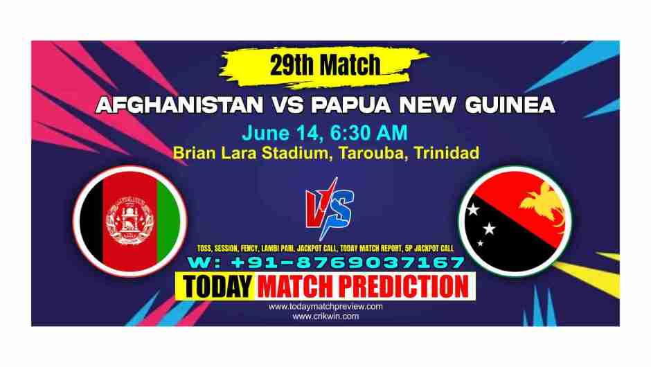 PNG vs AFG T20 World Cup 29 Match Prediction