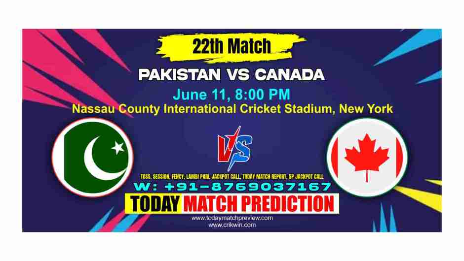CAN vs PAK T20 World Cup 22 Match Today Match Prediction