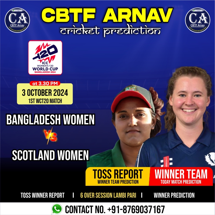 Scotland Women vs Bangladesh Women 1st WCT20 Match Prediction