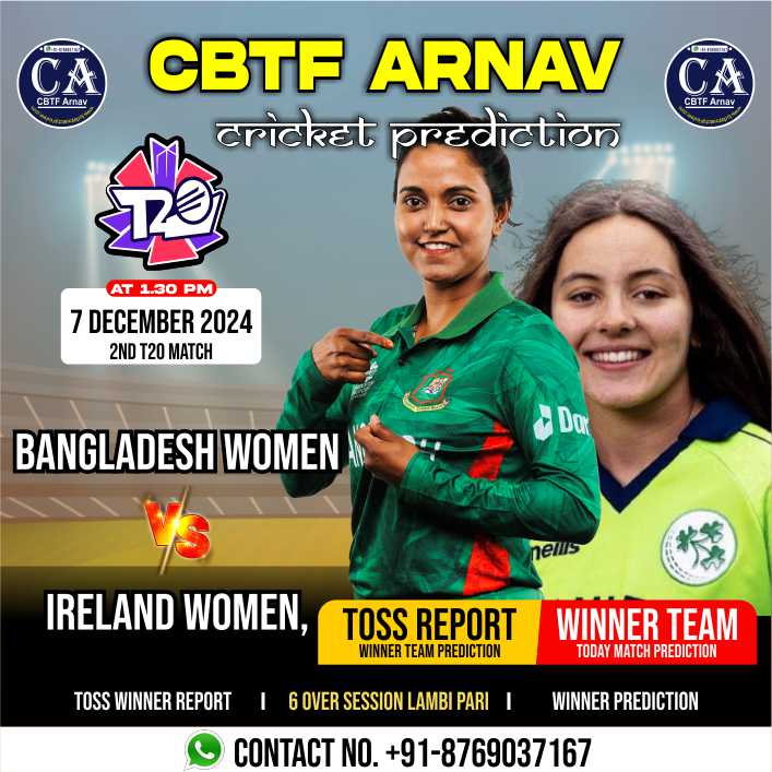 Ireland Women vs Bangladesh Women, 2nd T20 Match, Today Match Prediction