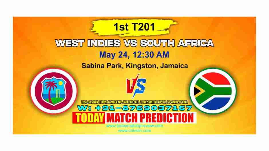 South Africa vs West Indies 1st T20 Match Prediction