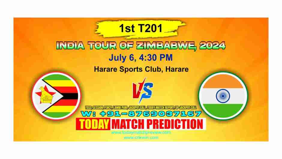 India vs Zimbabwe T20 1st Match Prediction