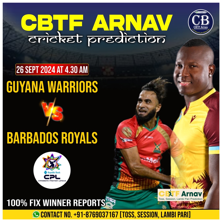 Barbados Royals vs Guyana Amazon Warriors match preview for CPL T20 27th Match