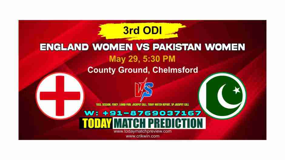 Pakistan Women vs England Women 3rd ODI Match Prediction