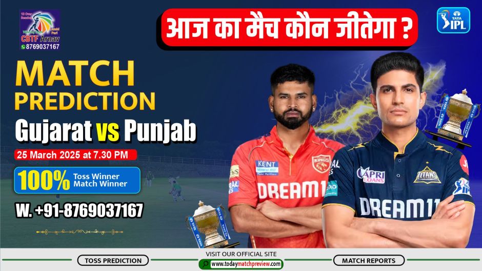 Punjab Kings vs Gujarat Titans, IPL 2025 Match Prediction