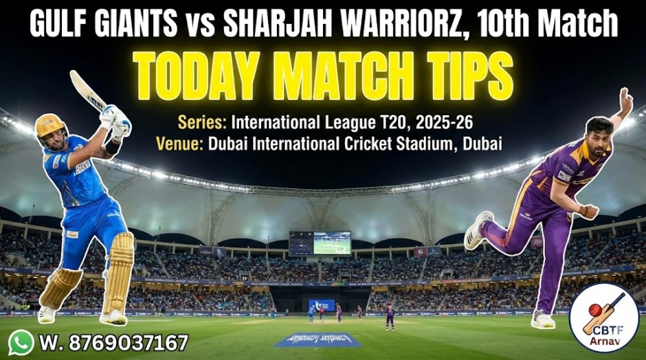 GG vs SW Match Prediction – Who will win today ILT20 10th Match?