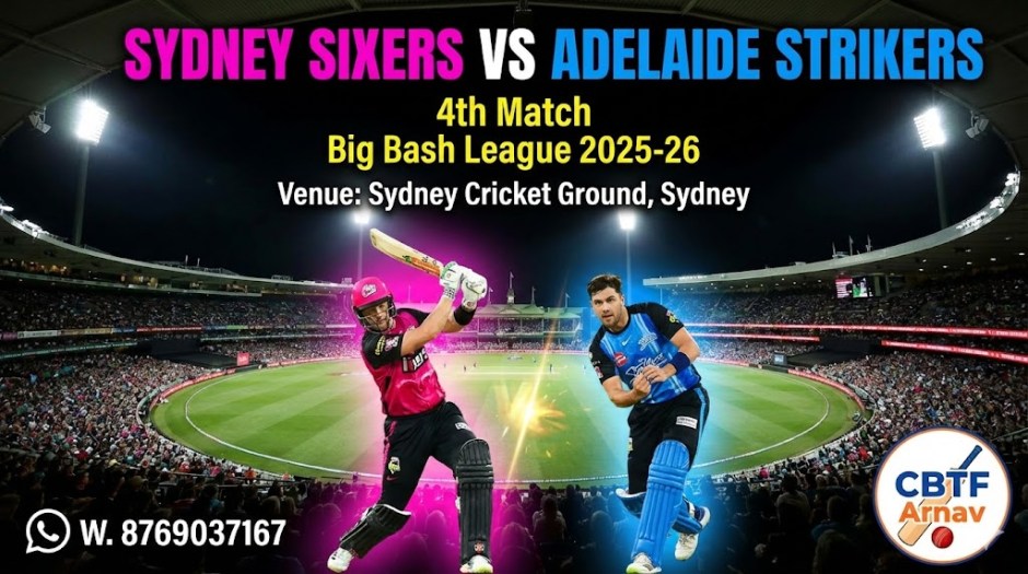 SYS vs ADS BBL Match Prediction