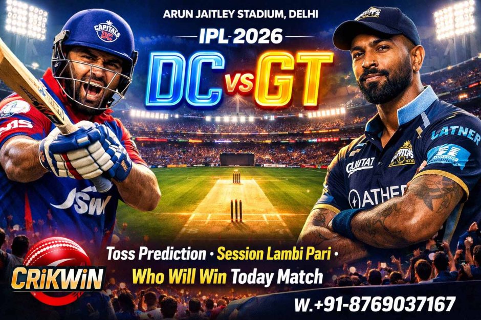 DC vs GT today match prediction IPL 2026 Raja Babu